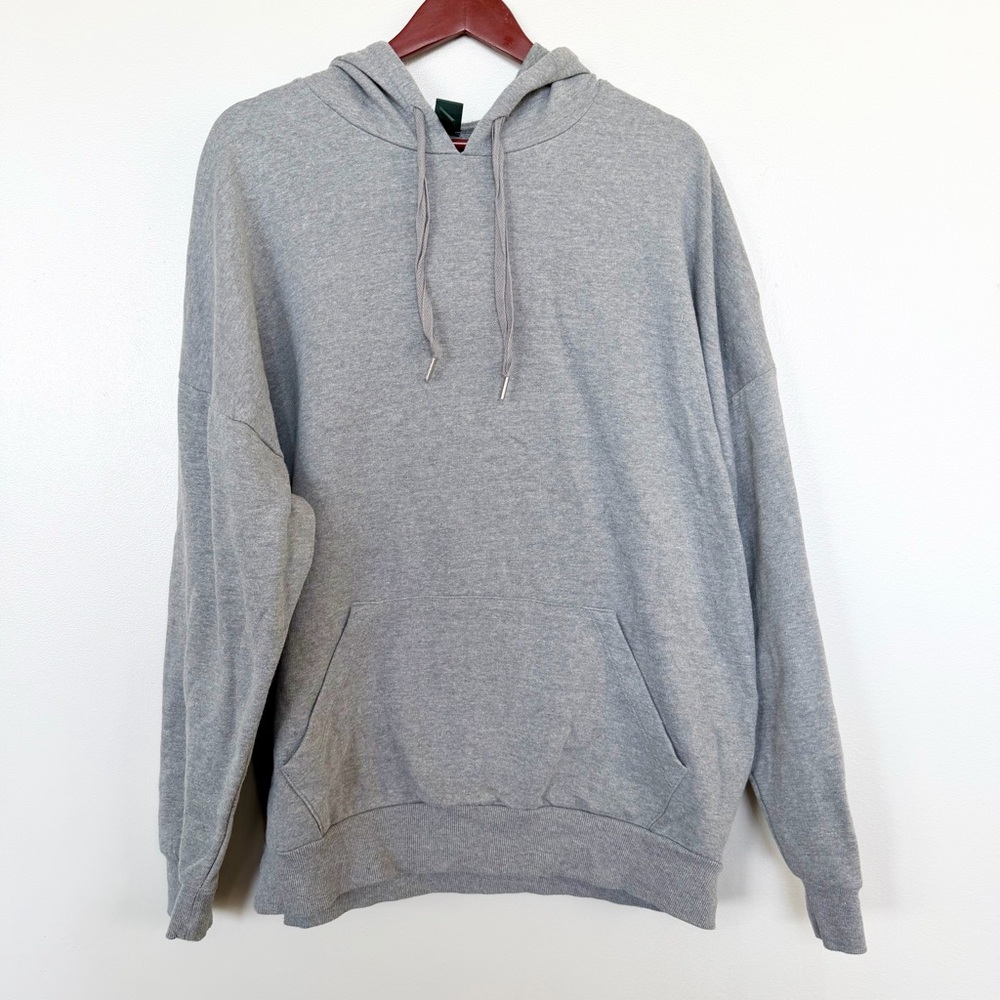 Wild Fable Gray Pullover Hoodie Sweatshirt Kangaroo Pocket Size XL